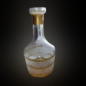 Vintage Mid Century 22K Gold CULVER VALENCIA Glass Decanter